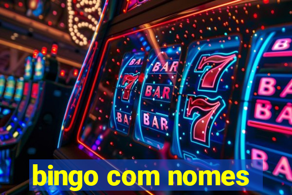 bingo com nomes